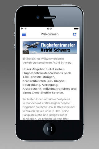 Flughafentransfer Schwarz screenshot 2