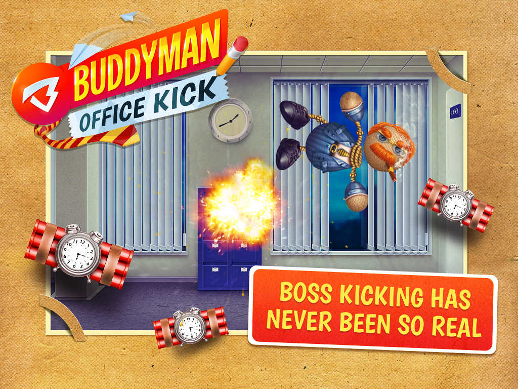 App Shopper: Buddyman: Office Kick (Games)