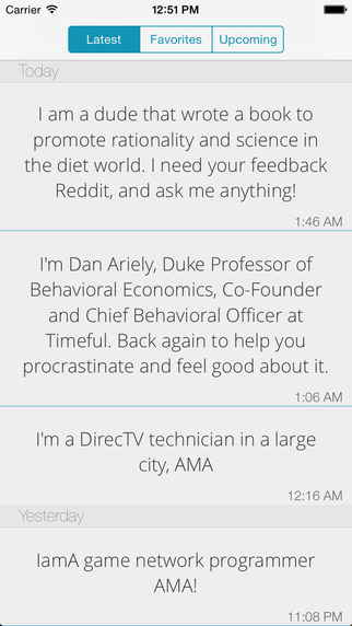AMA Reader for reddit