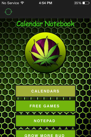 iGrowBud Calendar Notebook screenshot 2