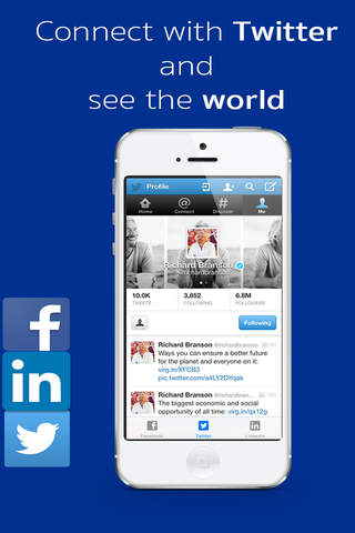TweetBook - Use Facebook Twitter and LinkedIn at same time screenshot 4