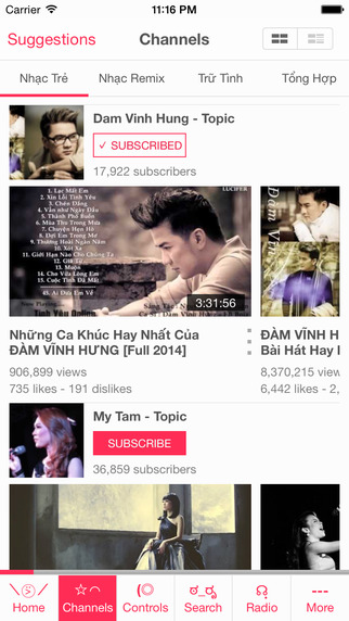 【免費音樂App】Nhac Viet Mix for YouTube-APP點子