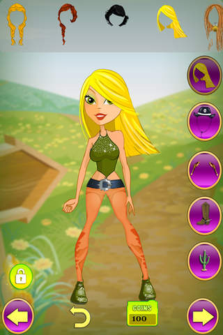 A Farm Model Girls Dress Up Story - Free Makeover Fashion Games screenshot 4