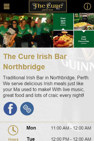 The Cure Irish Bar Northbridge screenshot 2