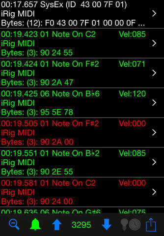 Gorges Midi Monitor Pro screenshot 2