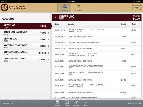 【免費財經App】Hancock County Savings Bank, FSB for iPad-APP點子