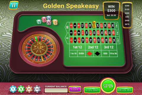 Golden Speakeasy Vintage Roulette - FREE - 20's Mafia Vegas Casino Game screenshot 2