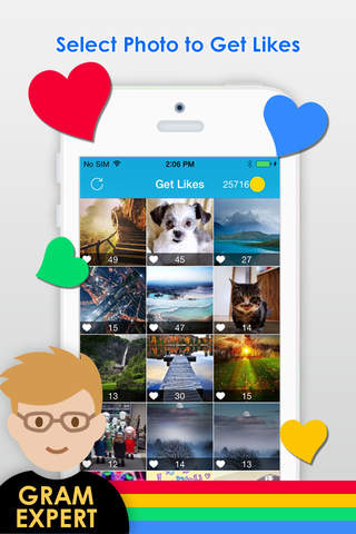 GramExpert for Instagram - Get & Gain 1000 to 5000 More Likes for Instagram apps screenshot 3