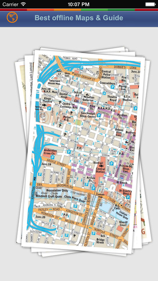 Glasgow Tour Guide: Best Offline Maps with Street View and Emergency Help Info