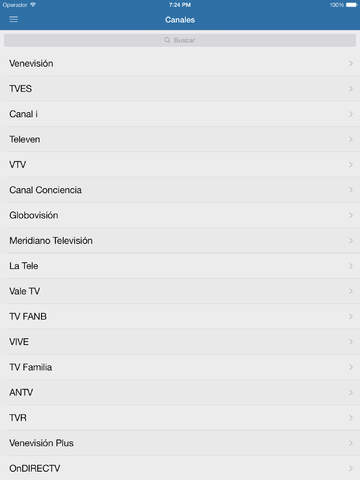 Televisión de Venezuela Gratis versión iPad