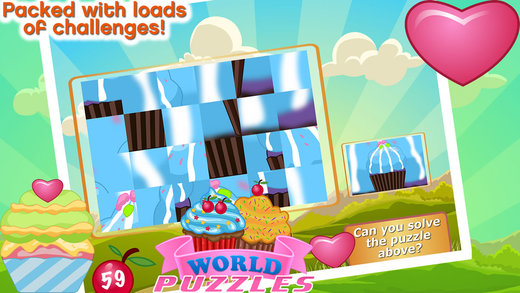 【免費遊戲App】Cupcake Puzzles Fun & Challenging - Cupcake World Puzzle Edition-APP點子