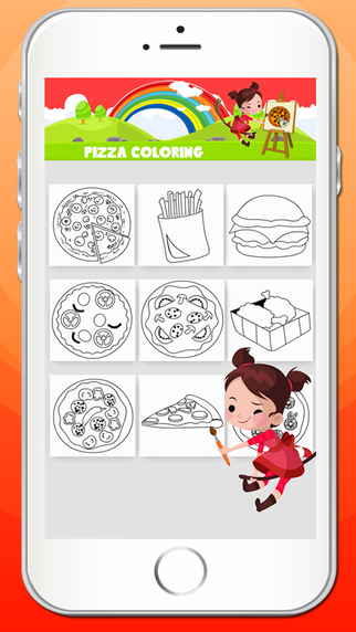 免費下載遊戲APP|Pizza Coloring app開箱文|APP開箱王