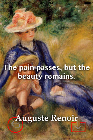 Auguste Renoir Paintings HD Wallpaper and His Inspirational Quotes Backgrounds Creator screenshot 4