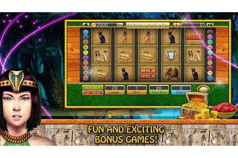 Age of Egyptian Slots HD - Cleopatra’s Favorite Casino screenshot 3