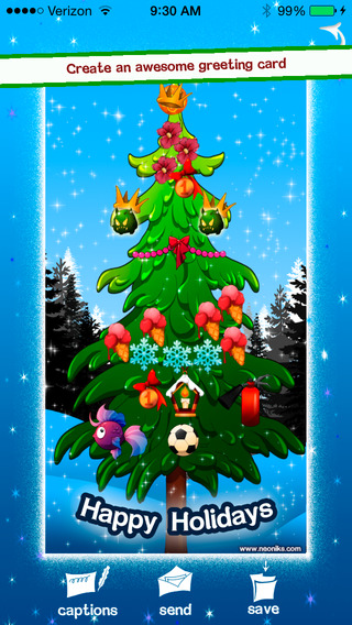 免費下載娛樂APP|Neoniks: Decorate XMas Tree Card Maker 2014 app開箱文|APP開箱王