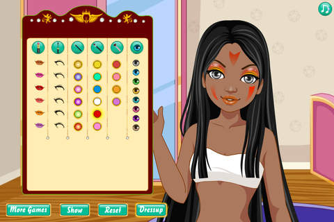 Tribal Princess Makeover screenshot 3