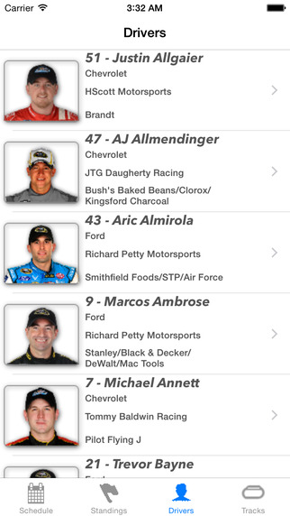 【免費運動App】Racing Schedule for NASCAR-APP點子