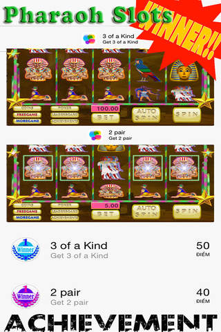 `` Pharaoh Fire! Casino Slots Machine and Poker screenshot 4