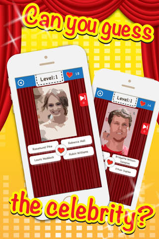 PopQz Celeb Quiz : Discover the movies of the 80's 90's - play this fun new puzzle trivia word game with cool posters of famous celebrities, cartoon characters and theatre stars. Free! screenshot 2
