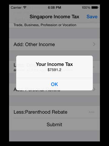 【免費財經App】Singapore Income Tax Cal-APP點子