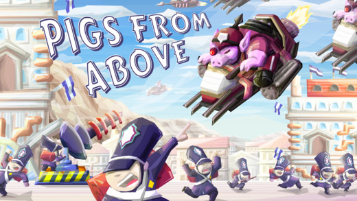Pigs From Above - HD - FREE - Blast Pigs Off The Sky Tower Strategy Game