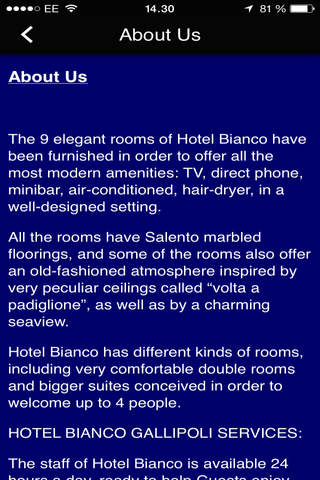 Hotel Bianco screenshot 3