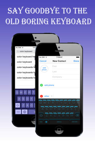 Pimp Color Keyboard for iOS8 - Cool Keyboard Skin Designs screenshot 3