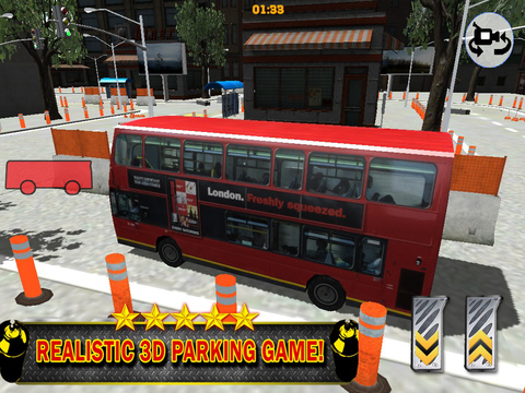 【免費遊戲App】Bus Parking School PRO - Full 3D Double Decker Driving Simulator Version-APP點子