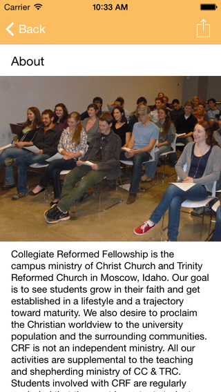 CRF - Collegiate Reformed Fellowship