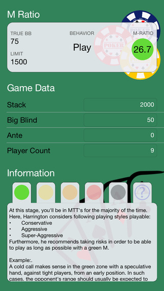 【免費遊戲App】M Ratio - Maximize your poker profit with the M-Ratio strategy!-APP點子