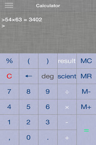 iCalculator Plus screenshot 2