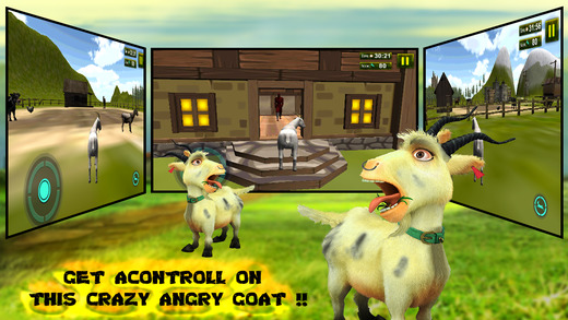 Crazy Goat Attack 3D