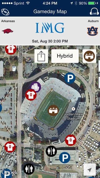 【免費運動App】Auburn Tigers Gameday-APP點子