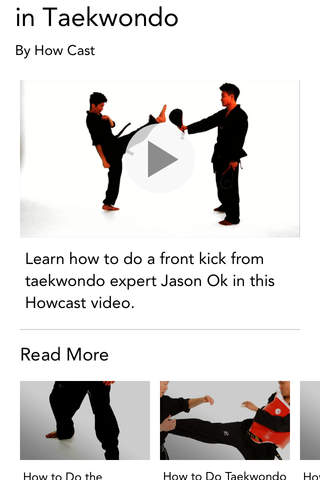 Learn Taekwondo: Kicks & Punches screenshot 2