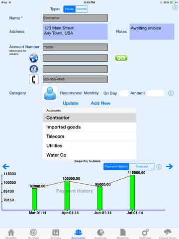 【免費商業App】Biz Budget Book with Forecast-APP點子