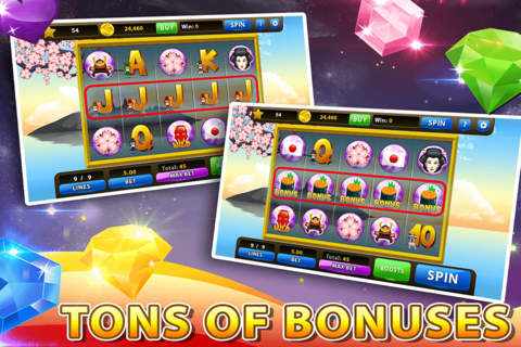 Samurai Casino Slots - Free 777 Slot Machine Game Las Vegas Style With Jackpots! screenshot 3