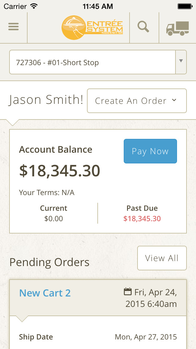 App Shopper Entrée System Powered by Ben E. Keith (Business)