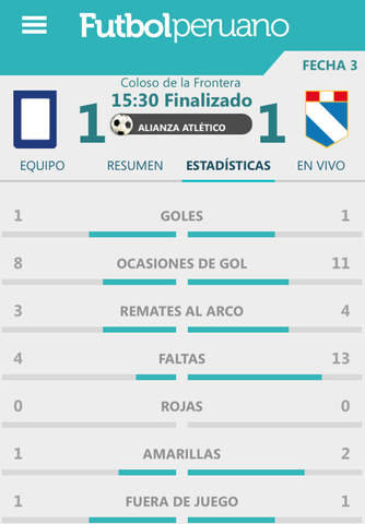 Futbol Peruano screenshot 4
