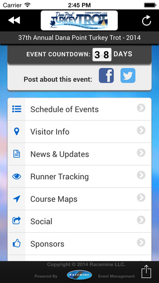 【免費健康App】Dana Point Turkey Trot Events-APP點子