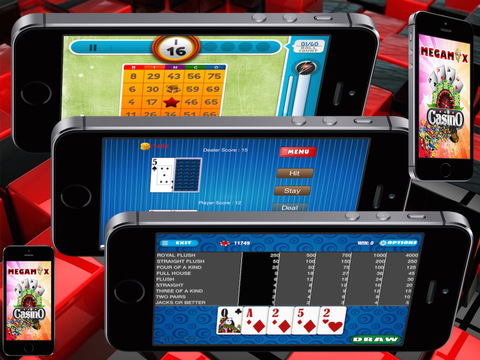 【免費遊戲App】Megamix Casino-Five in One Casino Game-APP點子