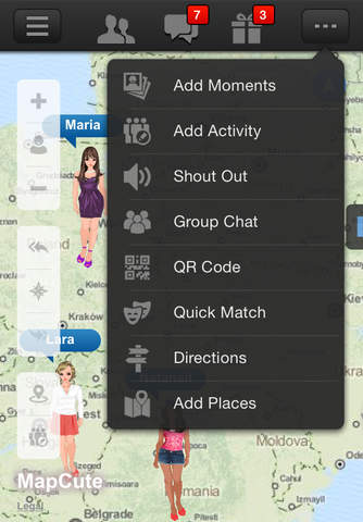 MapCute - Find & Chat on Map screenshot 4