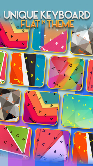 KeyCCM – Flat Design : Custom Color Wallpaper Keyboard Art Effects Themes