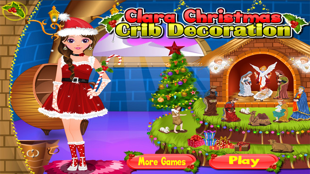 Clara Christmas Crib Decoration - Christmas Games