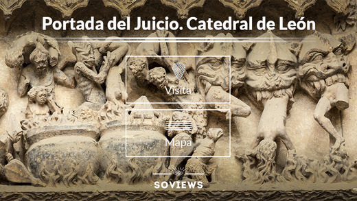 Portada del Juicio de la Catedral de León