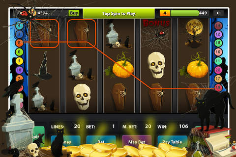 Spooky Halloween Slots Pro : Vegas Casino Slots screenshot 2