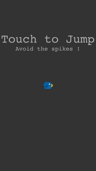 Tap the Bouncy Bird - Don't Touch the Grey Wall Spikes