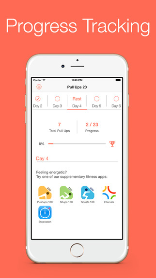 【免費健康App】Pull Ups 20 - 30 days workout challenge-APP點子