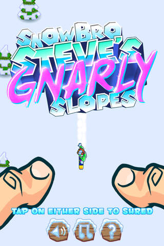 SnowBro Steve's Gnarly Slopes screenshot 2