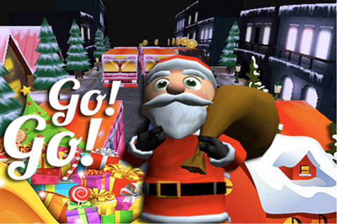 `` 3D Santa Christmas Night Run - Top Free Adventure Race Games screenshot 4