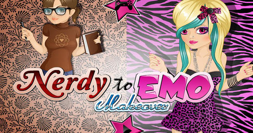 Nerdy to Emo Makeover